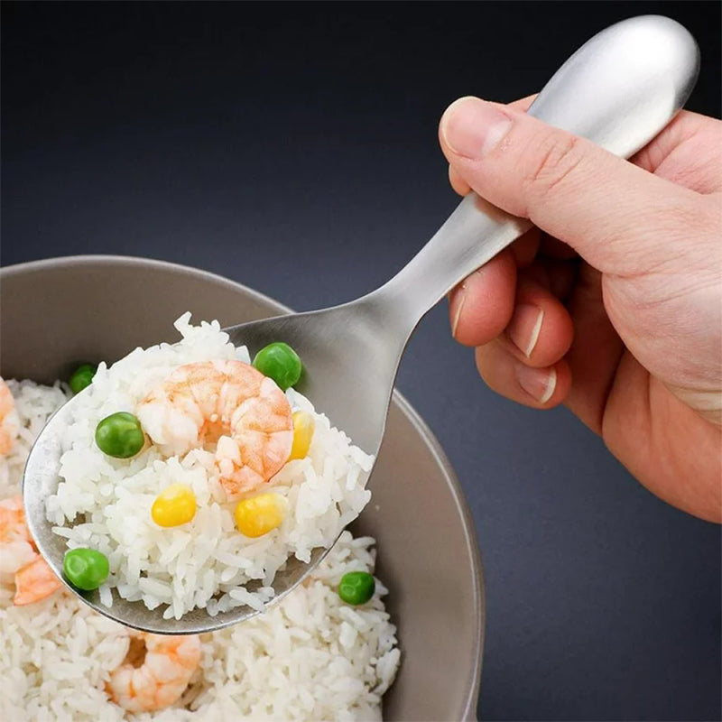 RiceBuddy - Robust steel rice spoon