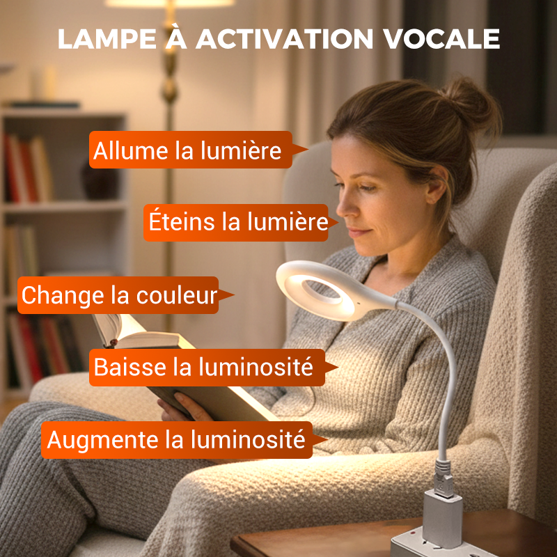 2+1 FREE | VoiceGlow LED – The Lamp That Obeys Your Voice
