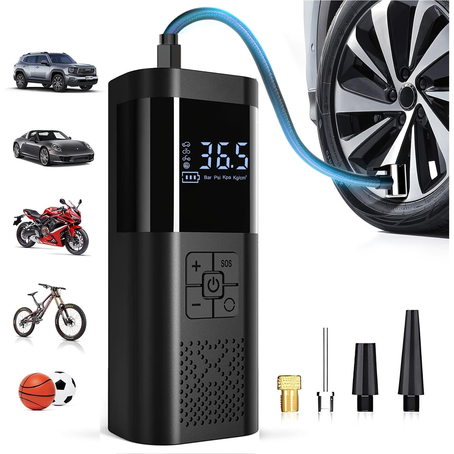 AirForcePro – The Ultimate Cordless Air Compressor for All Your Inflating Needs