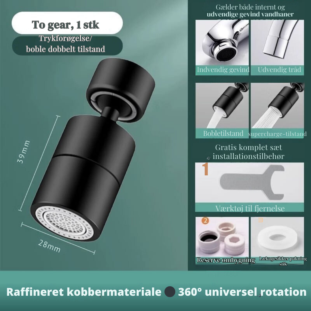 FlowFlex - 720° freedom of movement for immaculate sinks