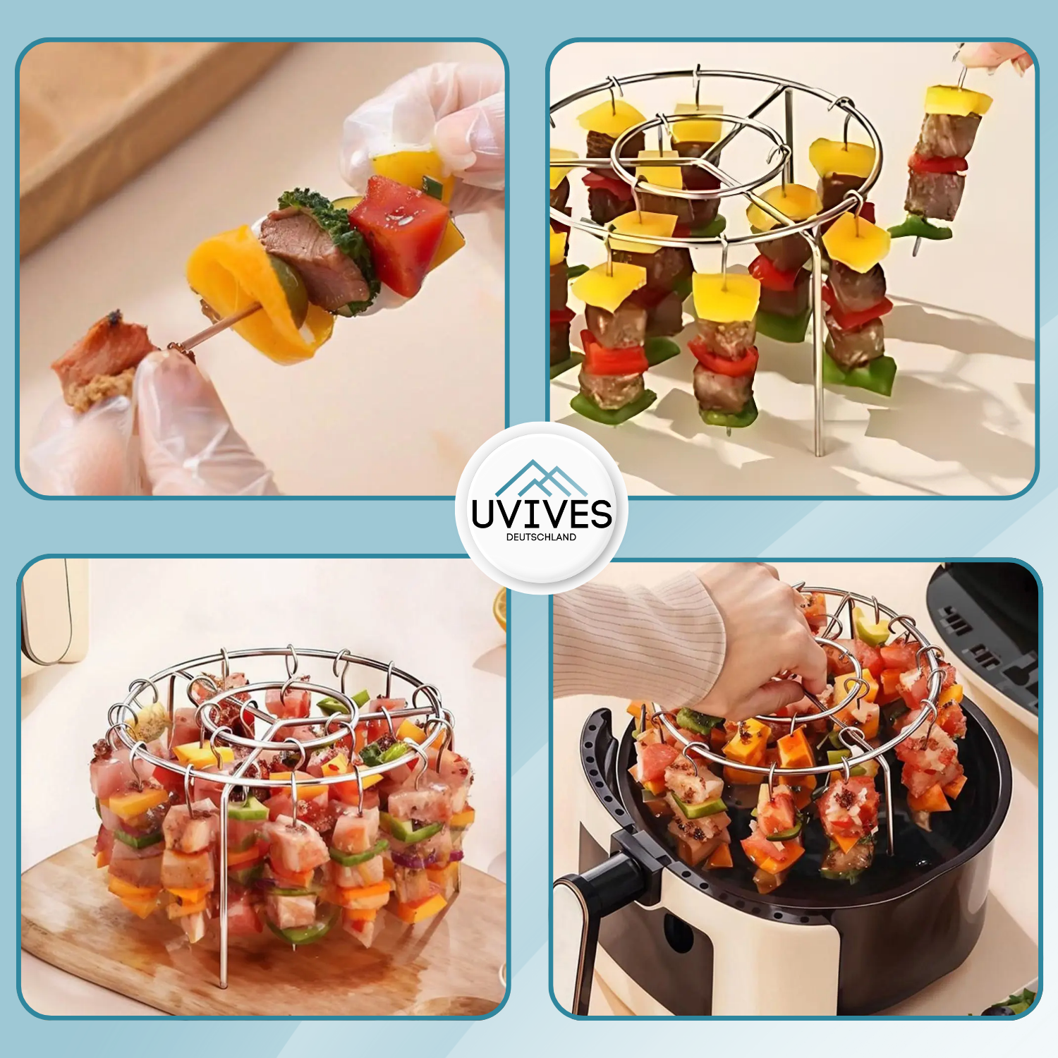 CrispGrill Set – Crispy Enjoyment Without Smoke & Fat!