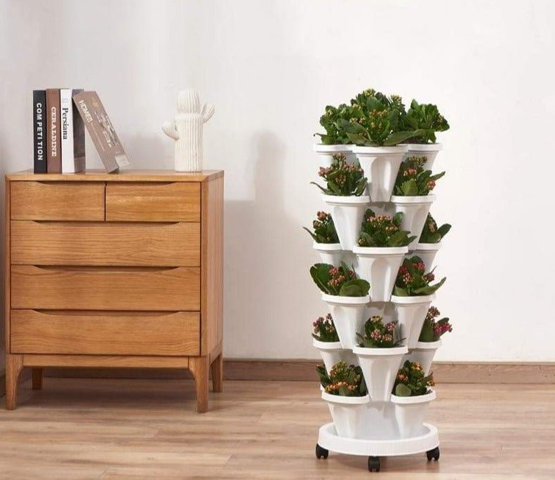 1+1 FREE | VertiFlora - Vertical stackable plant pots