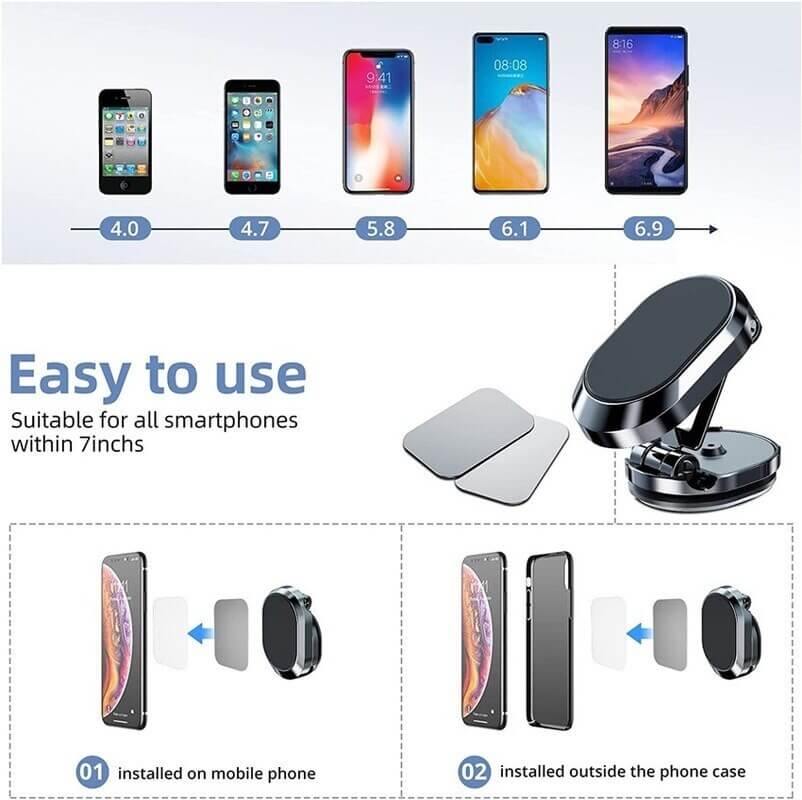 1+1 FREE | PhoneSnap - Foldable magnetic phone holder