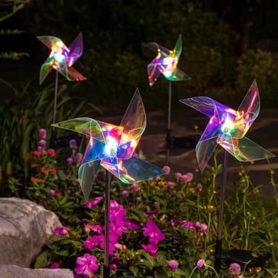 1+1 FREE | SpinGlow - Play of colors & movement for your garden at night