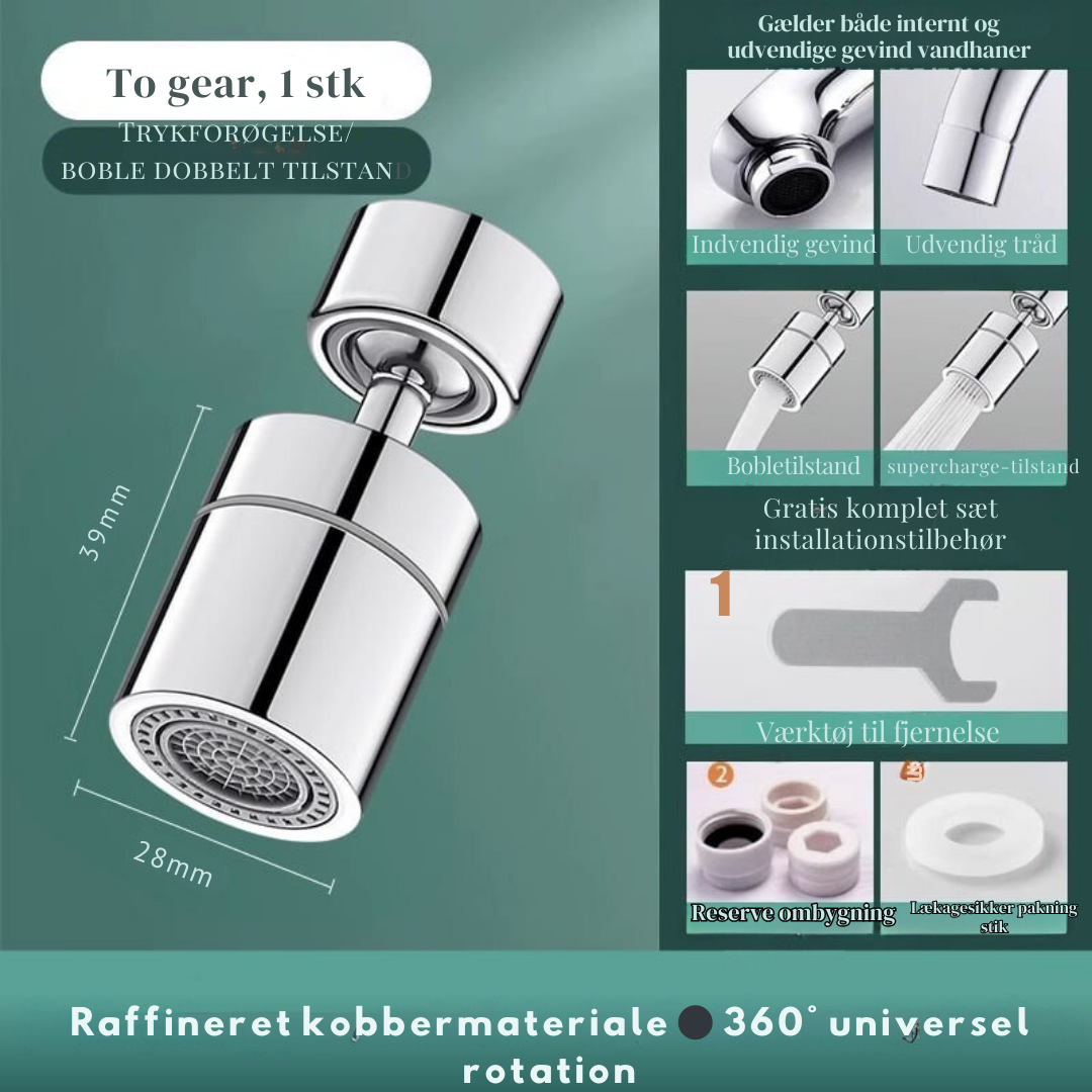 FlowFlex - 720° freedom of movement for immaculate sinks