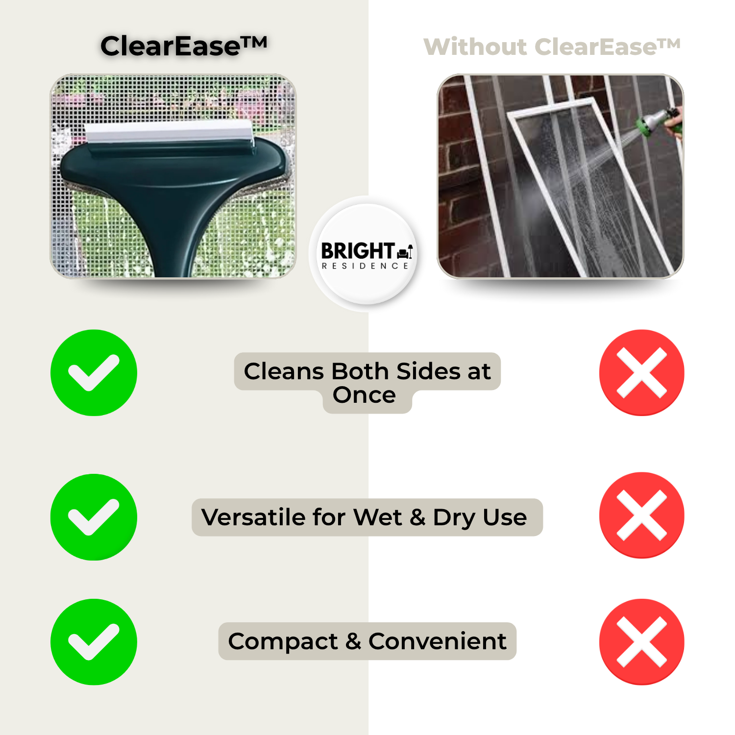 ClearEase™ - Effortless window and screen cleaning