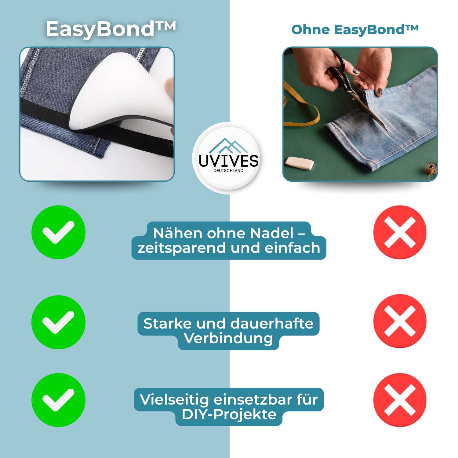 1+1 FREE | EasyHem - Perfect trouser lengths in seconds