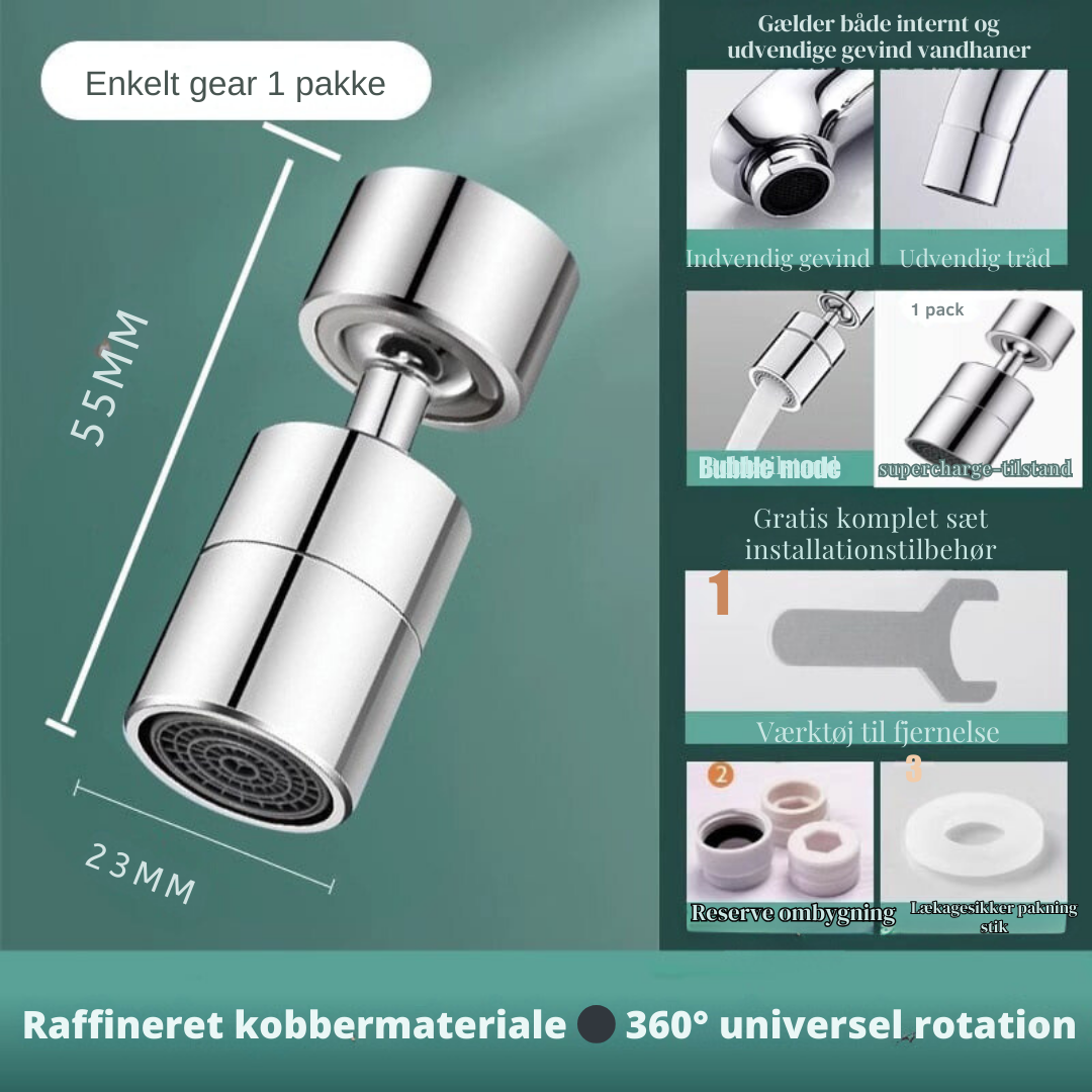 FlowFlex - 720° freedom of movement for immaculate sinks