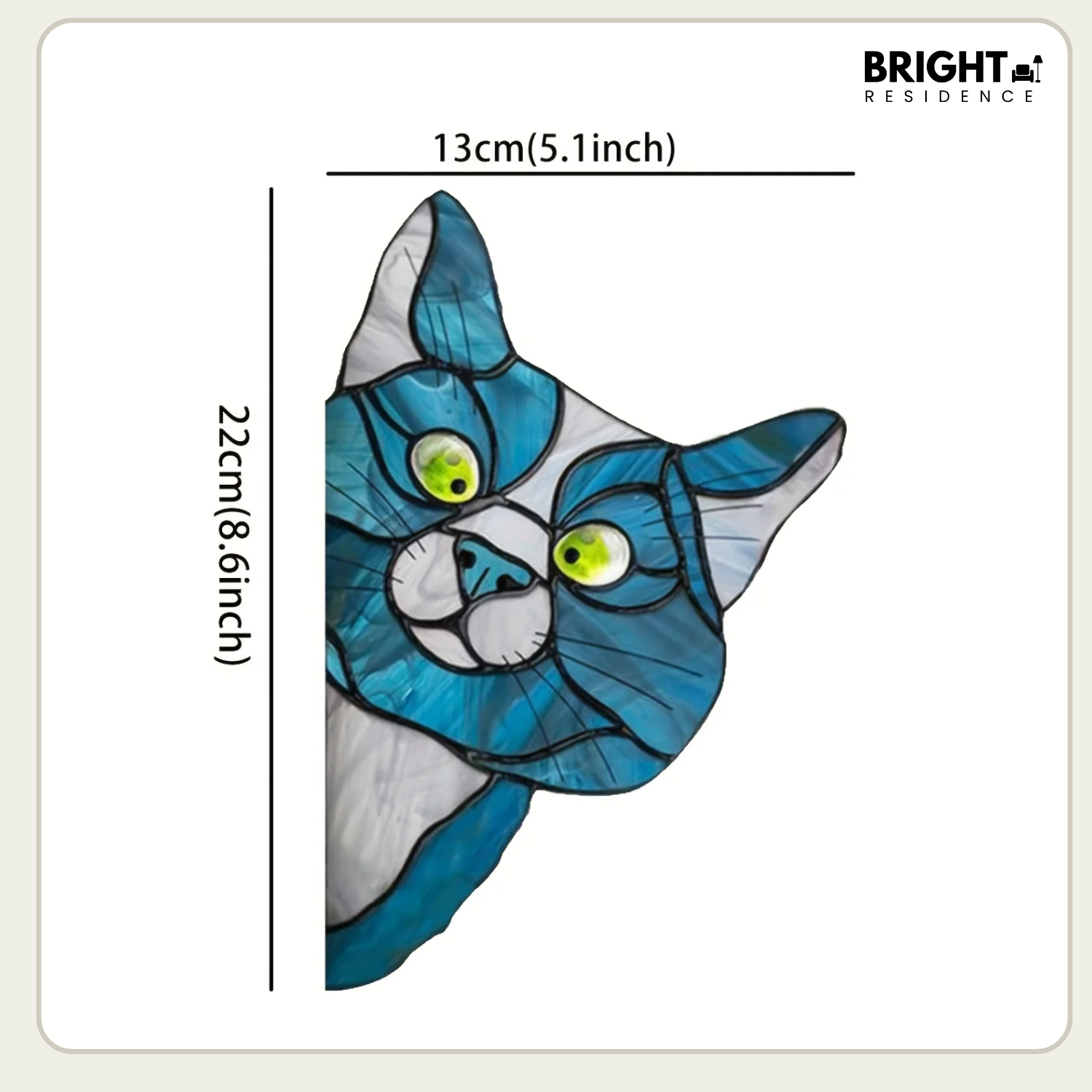 CatPeek – Handmade Cat Suncatcher for the Window