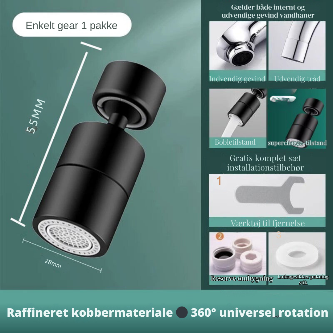 FlowFlex - 720° freedom of movement for immaculate sinks