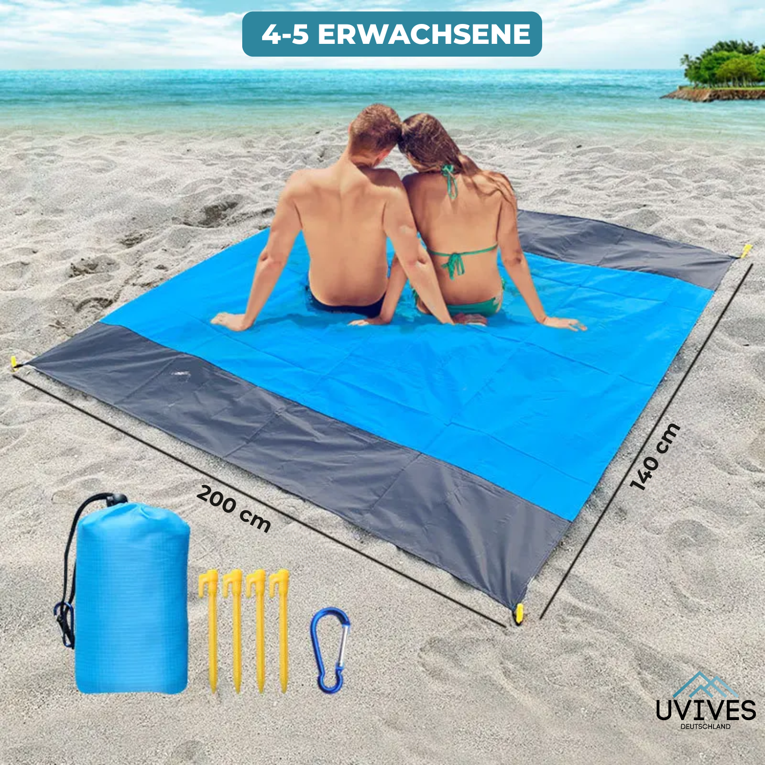 SandAway Ultimate Beach Mat No More Messy Sand