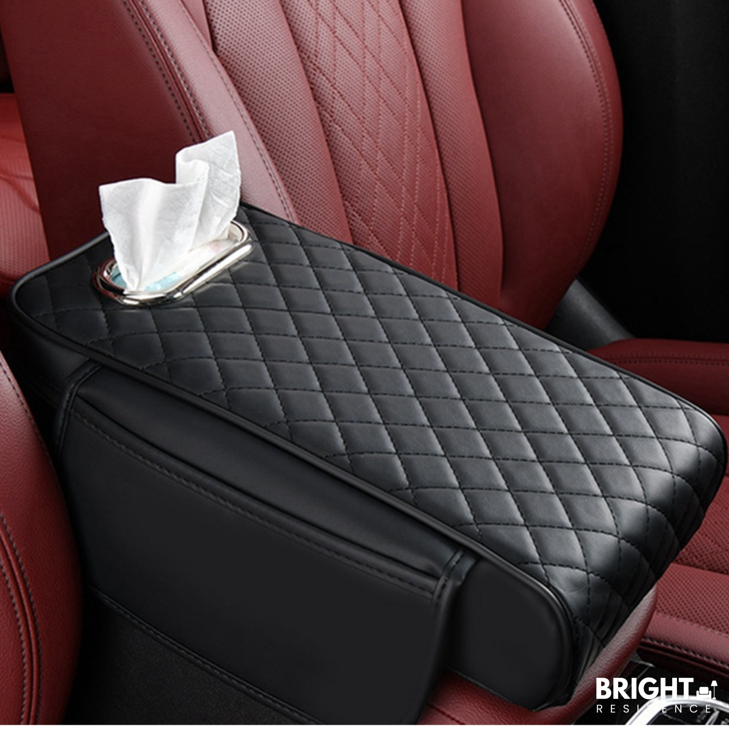ArmNest™ - Car armrest box with tissue holder