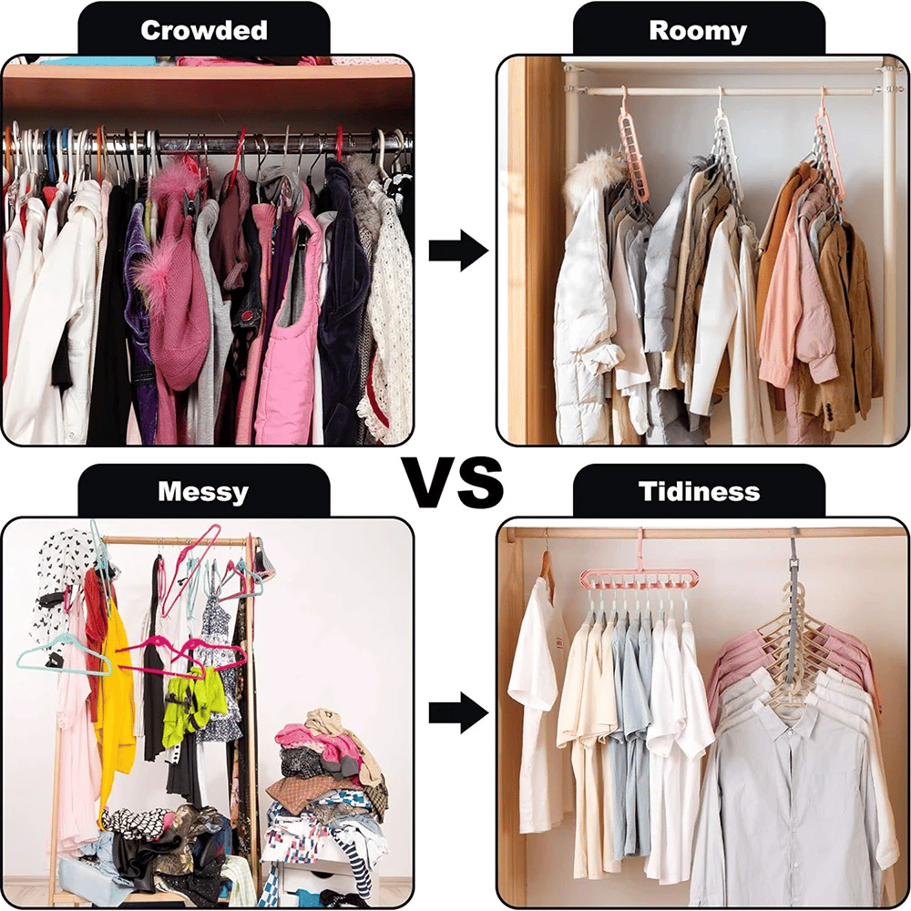 5+5 FREE | ClothFlex - Saves space & protects your clothes!