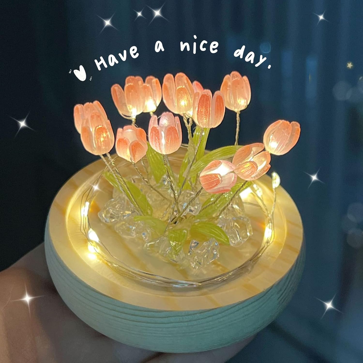 TulipGlow – Soft Light & Stylish Decor!
