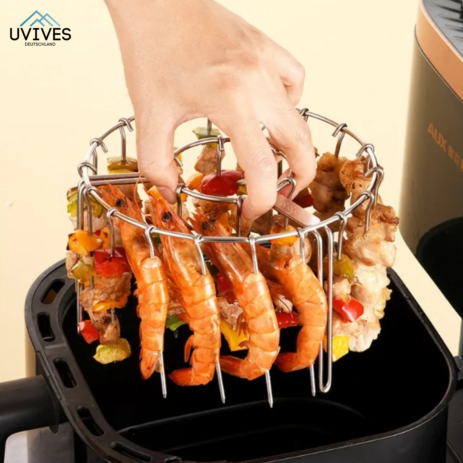 CrispGrill Set – Crispy Enjoyment Without Smoke & Fat!