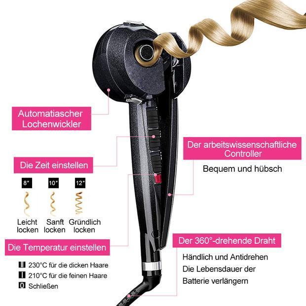 CurlSnail Pro – Perfect Curls at the Push of a Button