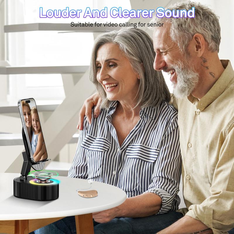 InnovaStand – All-in-One Phone Stand with Wireless Speaker & LED Light