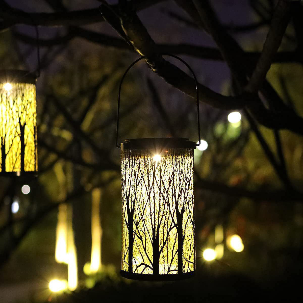 SolarisGlow – Eco-Friendly Art Deco Solar Lantern for Garden Elegance
