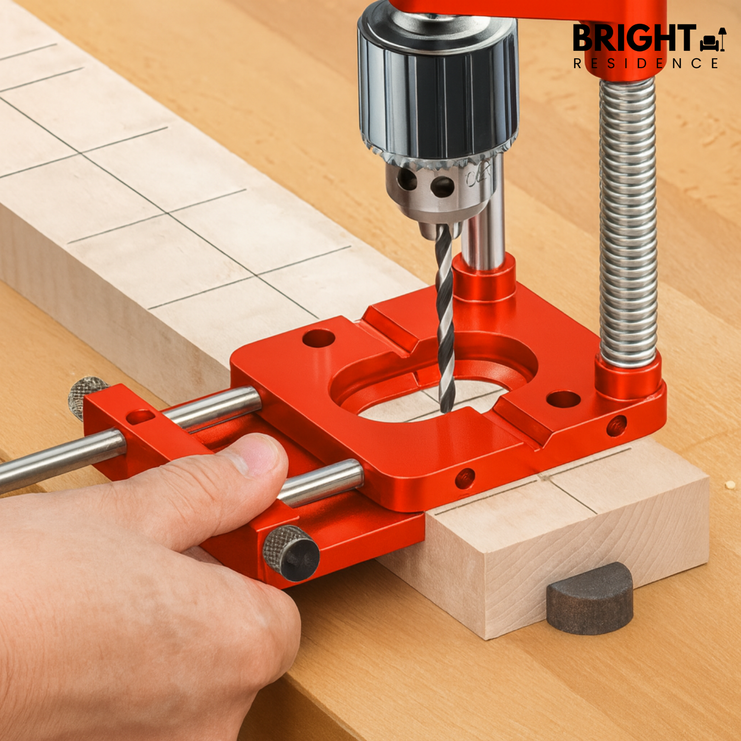 CraftAlign – Precision Drilling for Flawless Wood Projects!