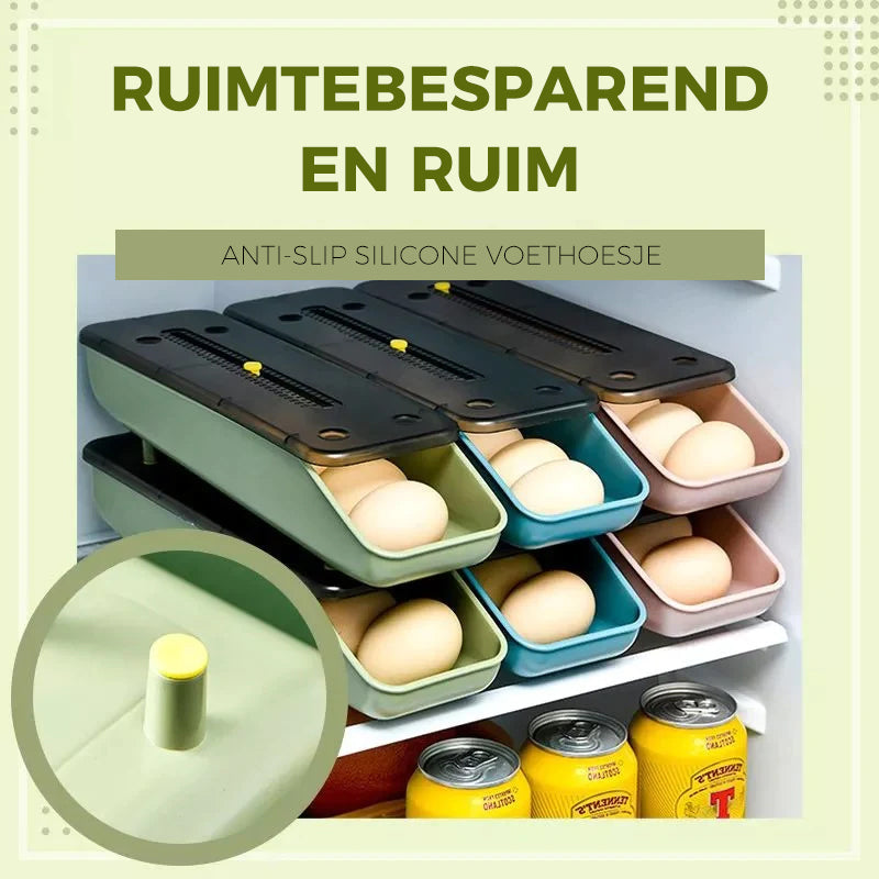 EggSlideBox – Effortless, Safe Egg Storage for a Neat Kitchen