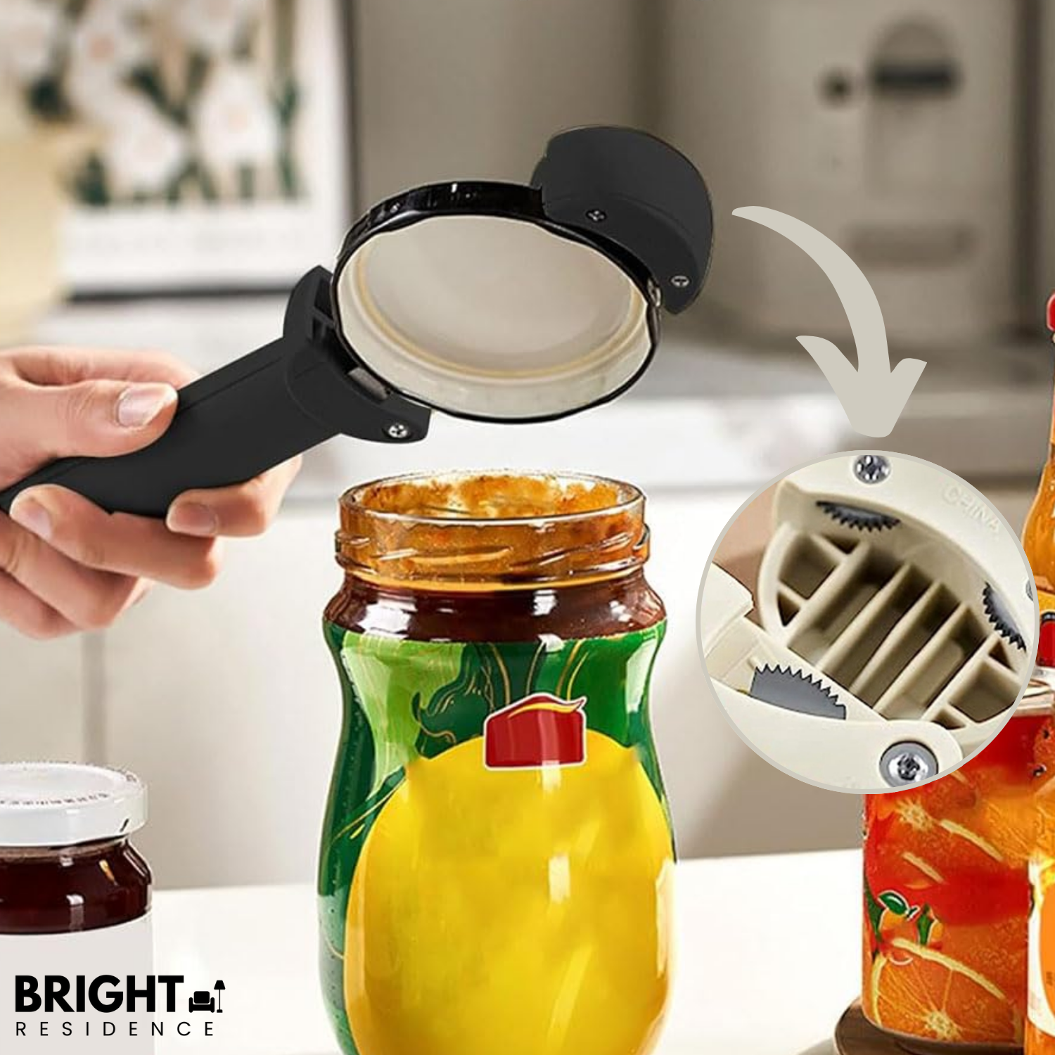 GripEase™ - Opens every glass and every bottle effortlessly