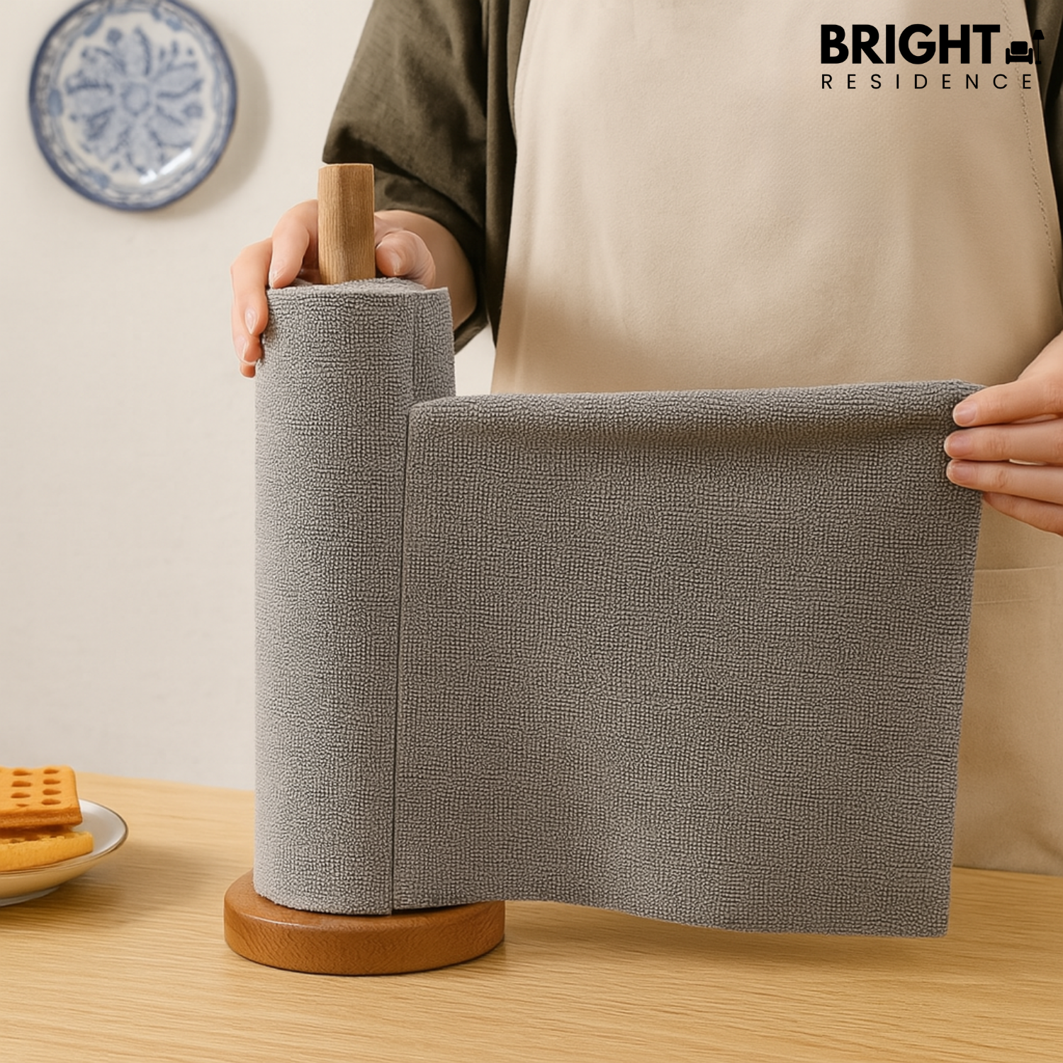 EcoWipe Roll – Eco-Friendly, Reusable Microfiber Cleaning Cloths for Every Home