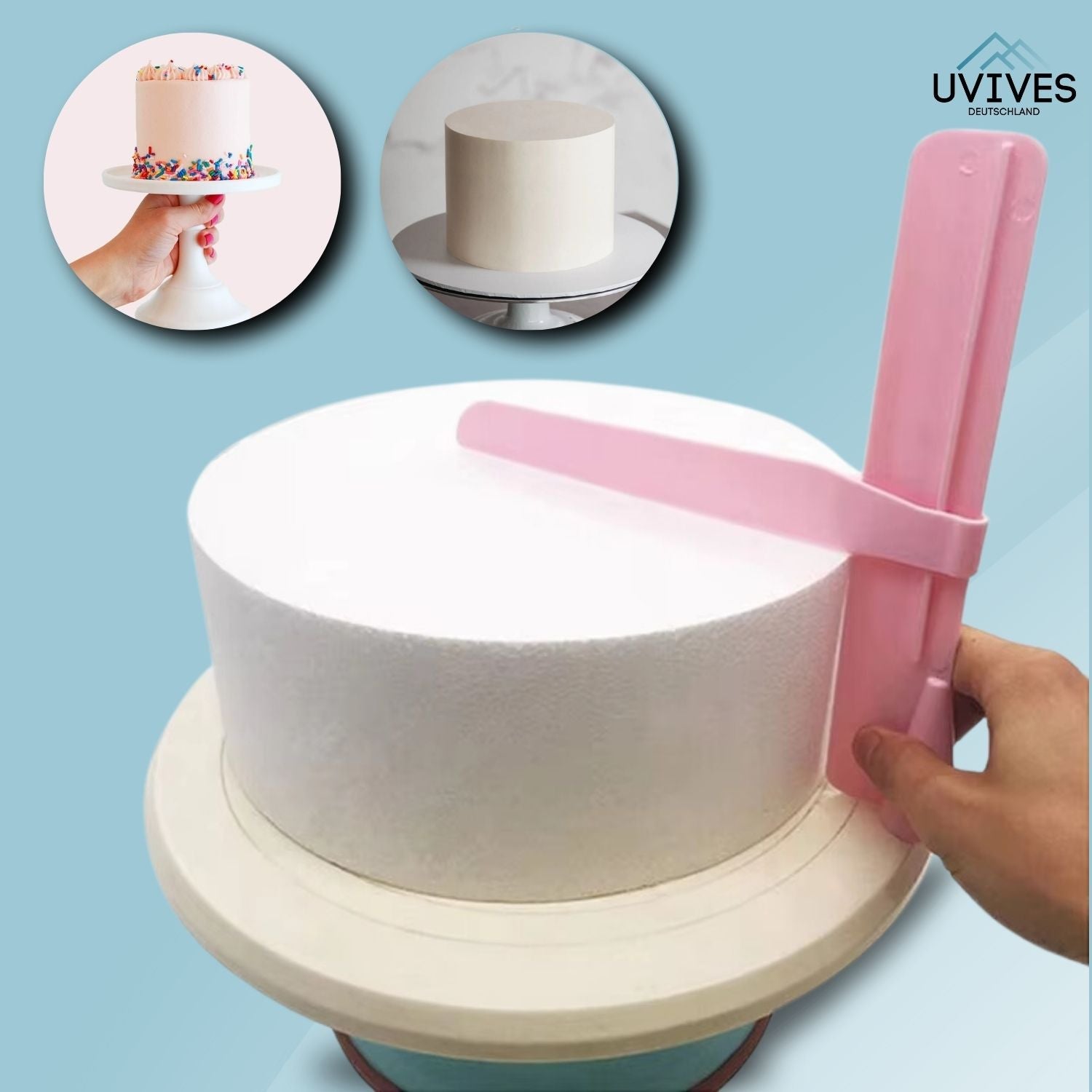 CakeCrafter™ - Adjustable cake scraper and smoother