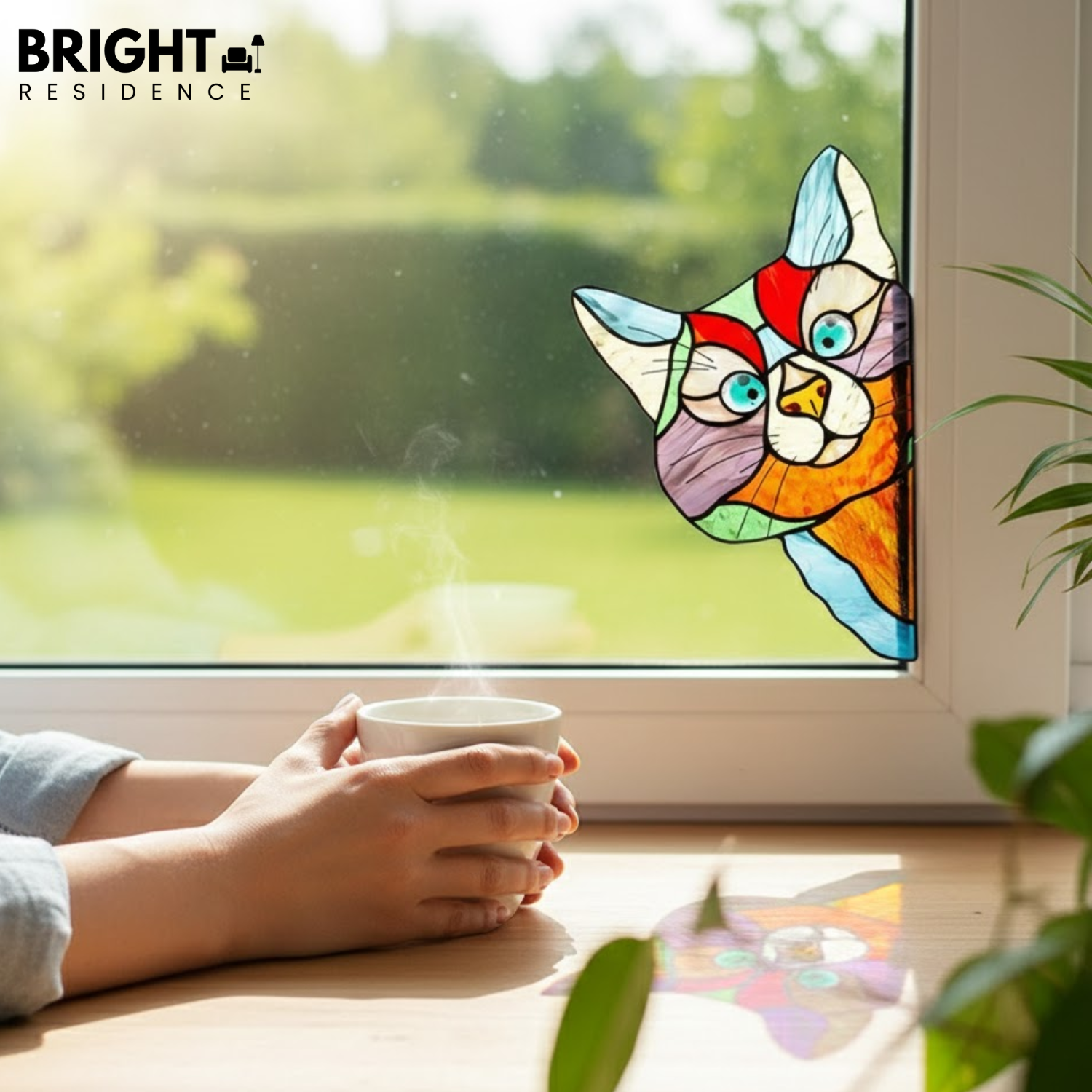 CatPeek – Handmade Cat Suncatcher for the Window