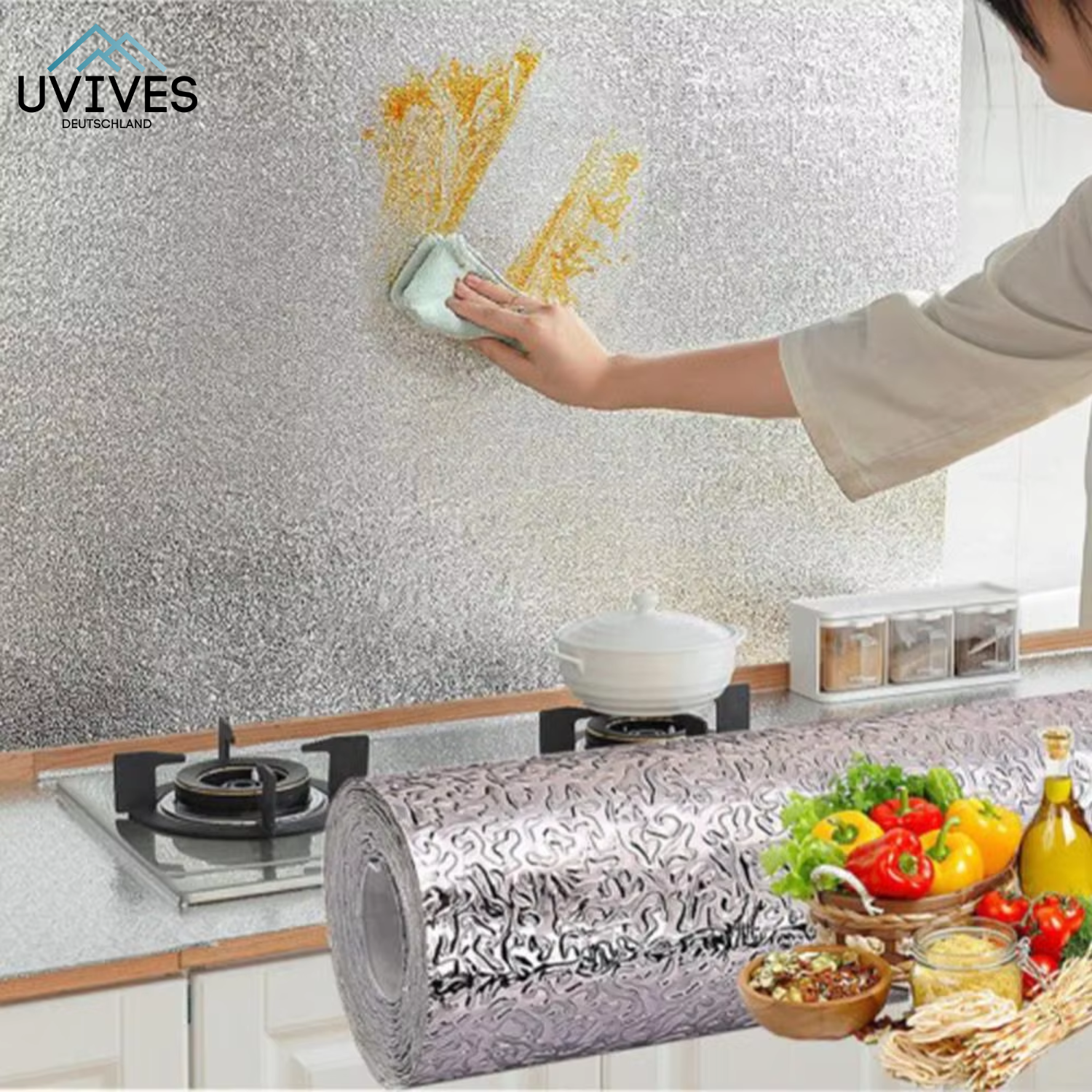 FoilShield – Mess-Free Protection for Every Kitchen Surface!