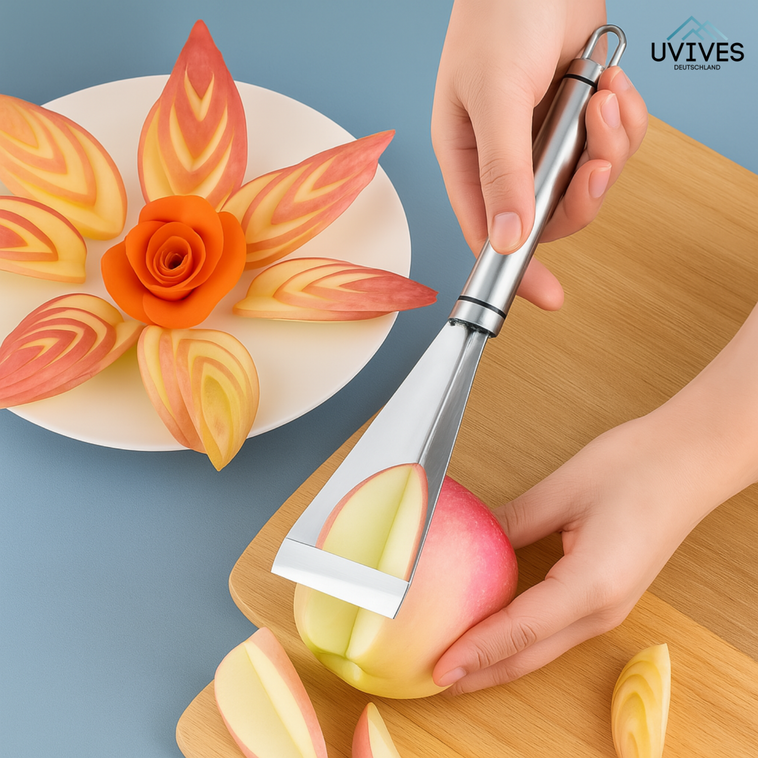 50% OFF | ChefCarve – Precision Stainless Steel Fruit Slicer [Last Day Discount]