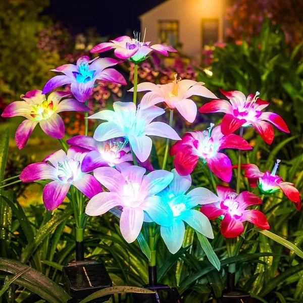 SolarBlossom - Magical garden light with flower design