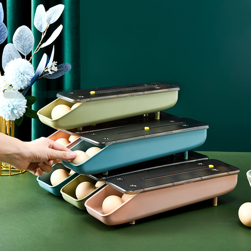 EggSlideBox – Effortless, Safe Egg Storage for a Neat Kitchen