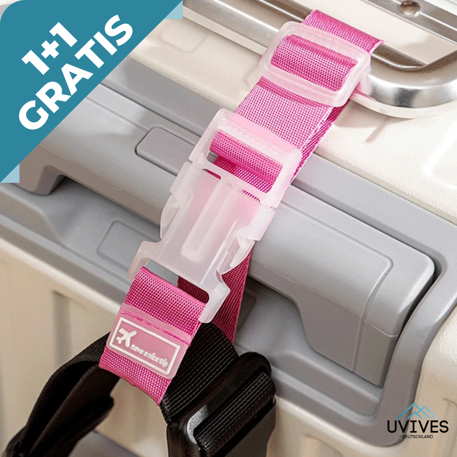 1+1 FREE | GripMate – The Ultimate Hands-Free Luggage Helper