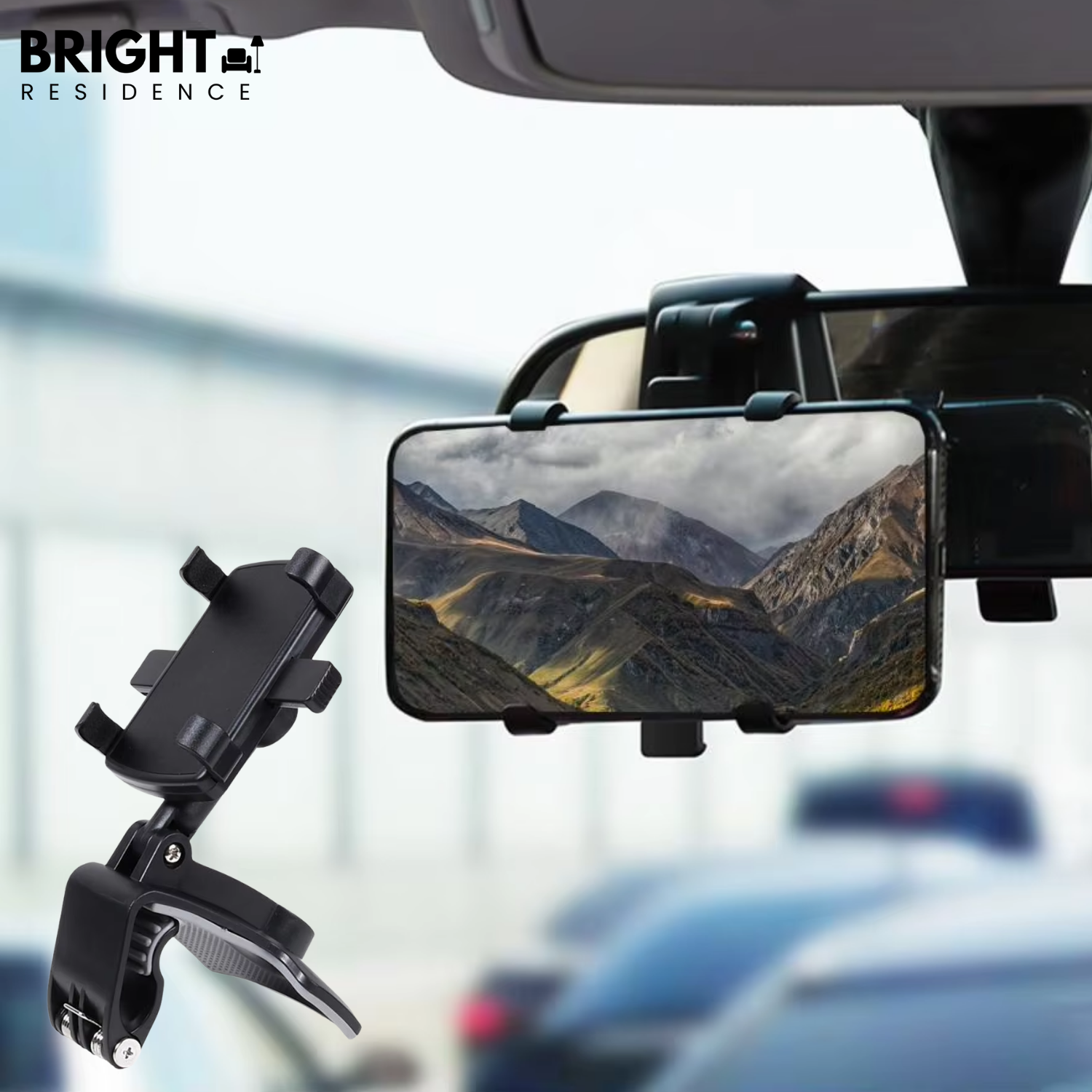 SafeView Grip – Hands-Free Phone Mount for Effortless, Safe Driving