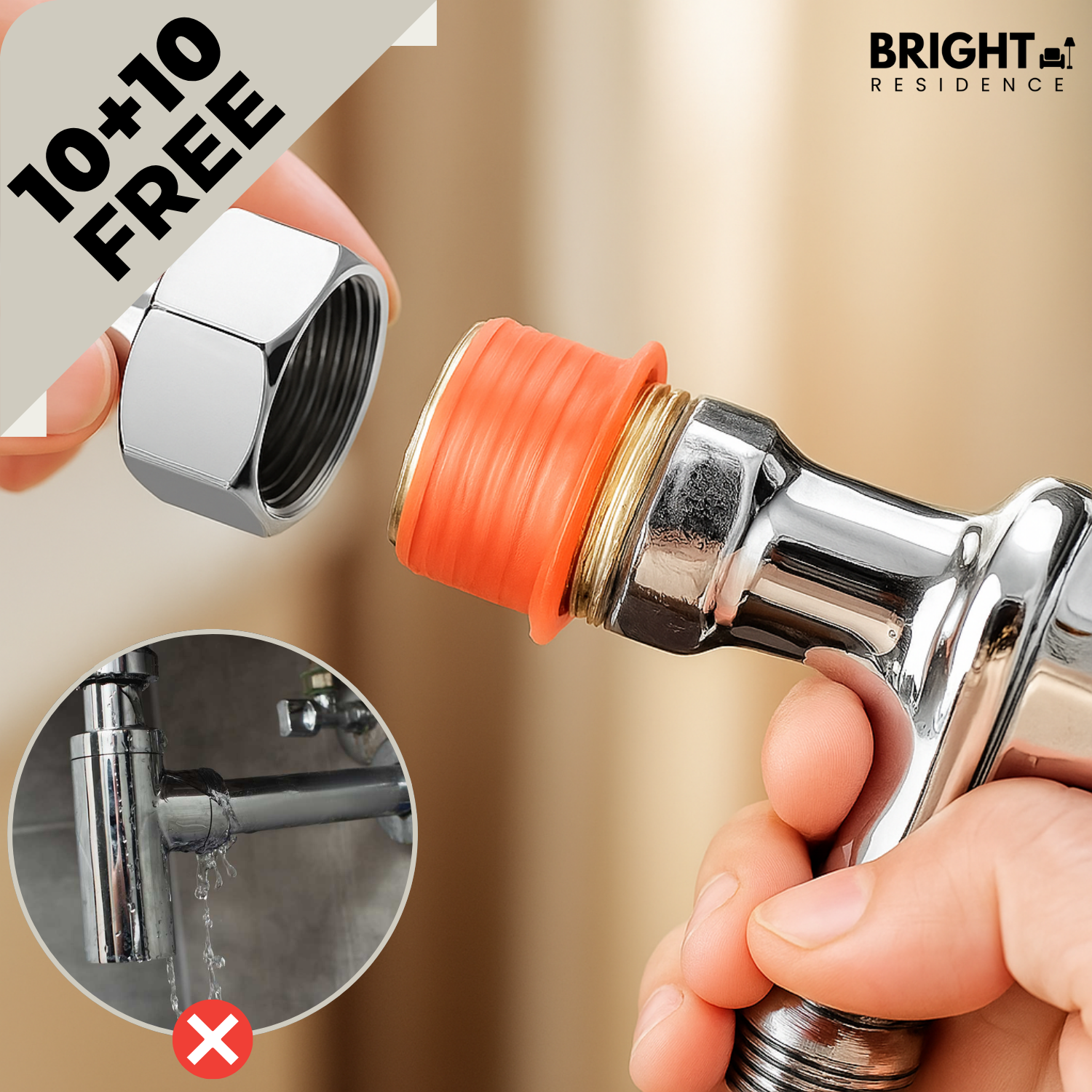 10+10 FREE | GripSeal – Ultimate Silicone Sealant for Reliable Leak Prevention