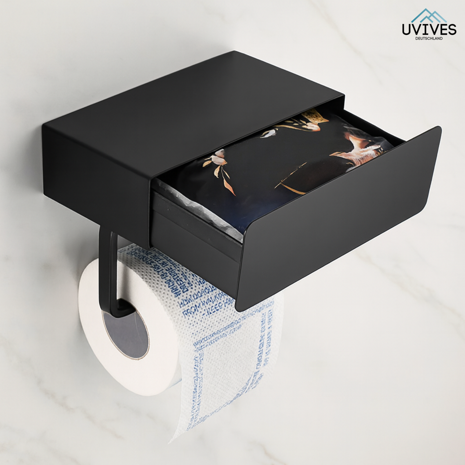 WipeNest – The Ultimate Toilet Paper Holder with Hidden Storage!