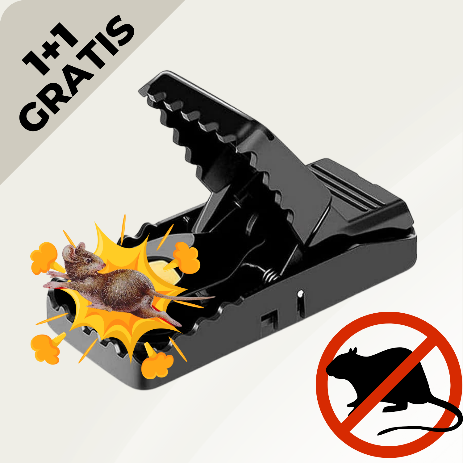 1+1 FREE | PowerTrap™ - Highly sensitive, powerful mouse trap