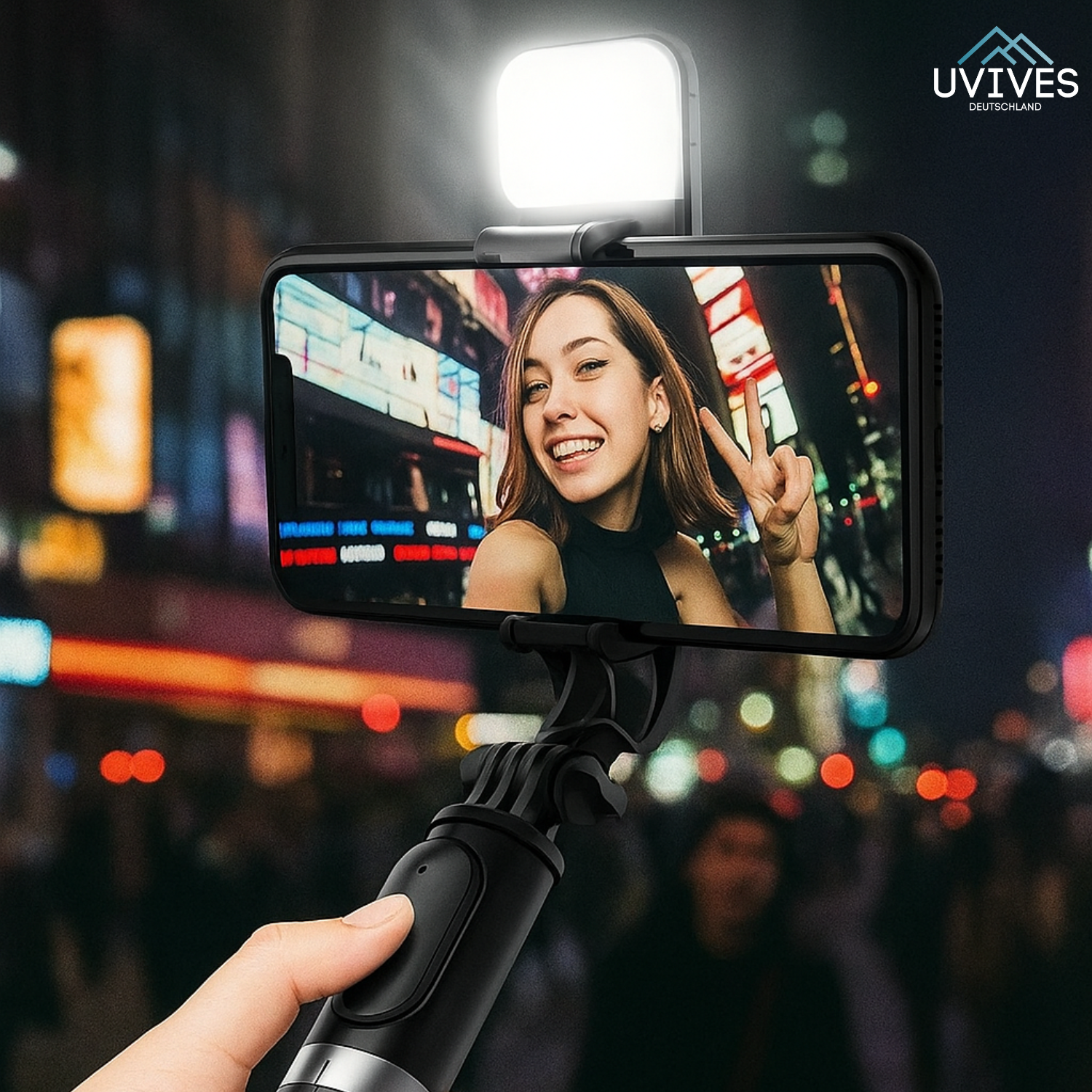 SnapPro – 6-in-1 Bluetooth Selfie Stick for Stunning Photos and Videos
