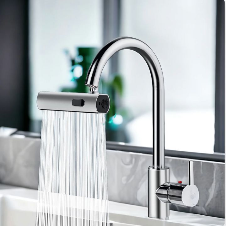 AquaGlide™ - splash-free rinsing &amp; water saving!