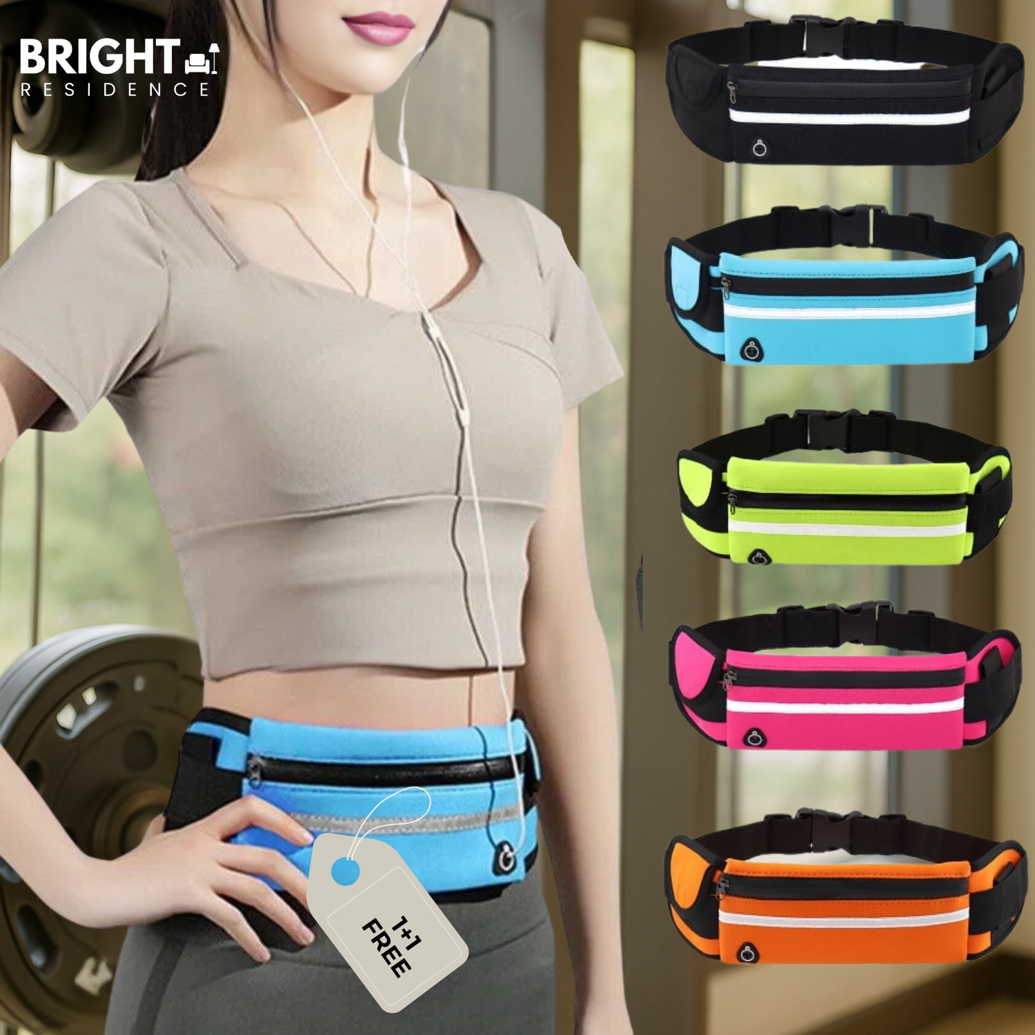 1+1 FREE | RunMate - The perfect belt bag for sports, travel & everyday life
