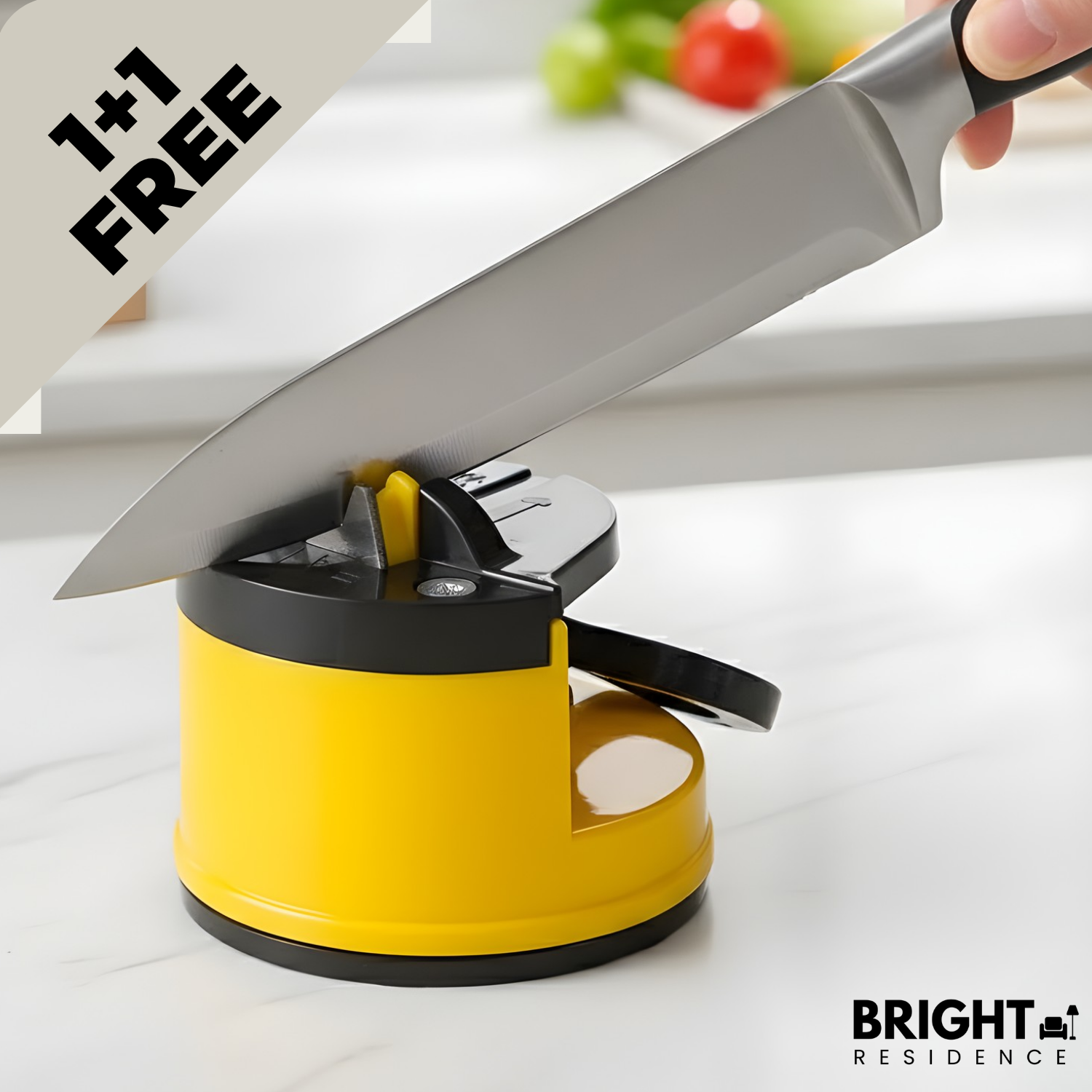 1+1 FREE | SharpMate – Mini Knife Sharpener with Suction Cup!