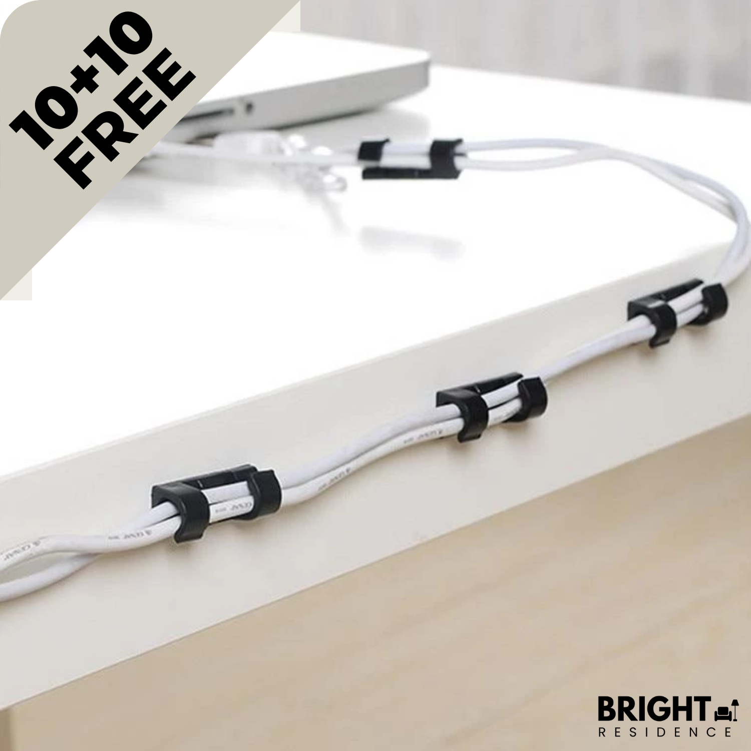10+10 FREE | CableGrip - No more tangled cables at the workplace