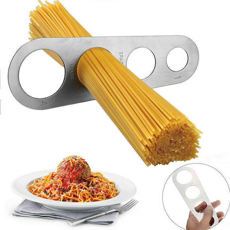 NoodleRing - 4-hole stainless steel pasta measurer