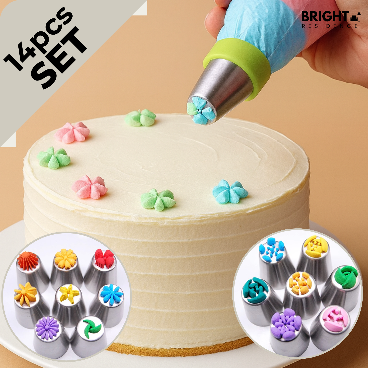 BeautyBake - Bake beautiful and professional cakes! | Set of 14