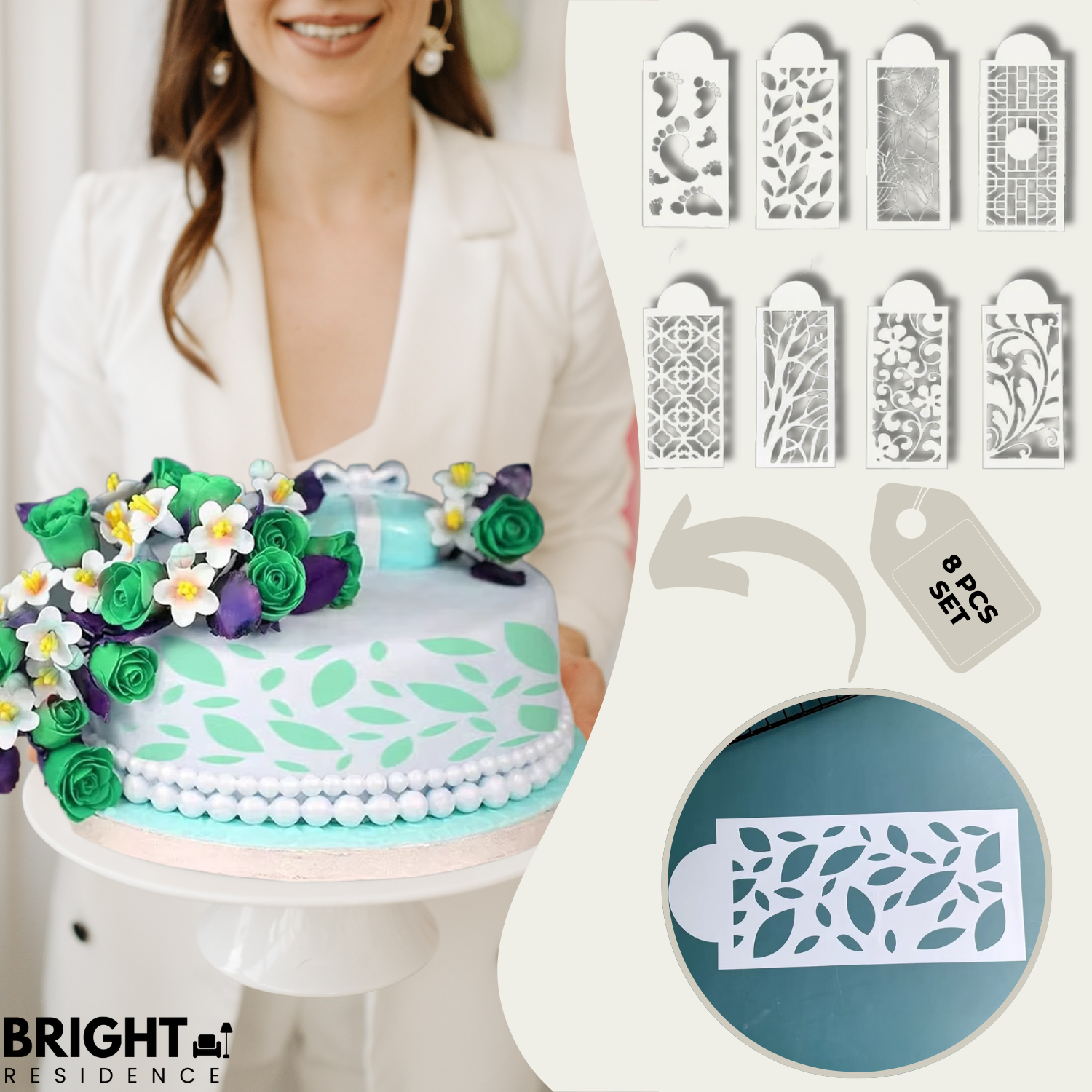 DecoLace™ - DIY cake decorating mold made from lace