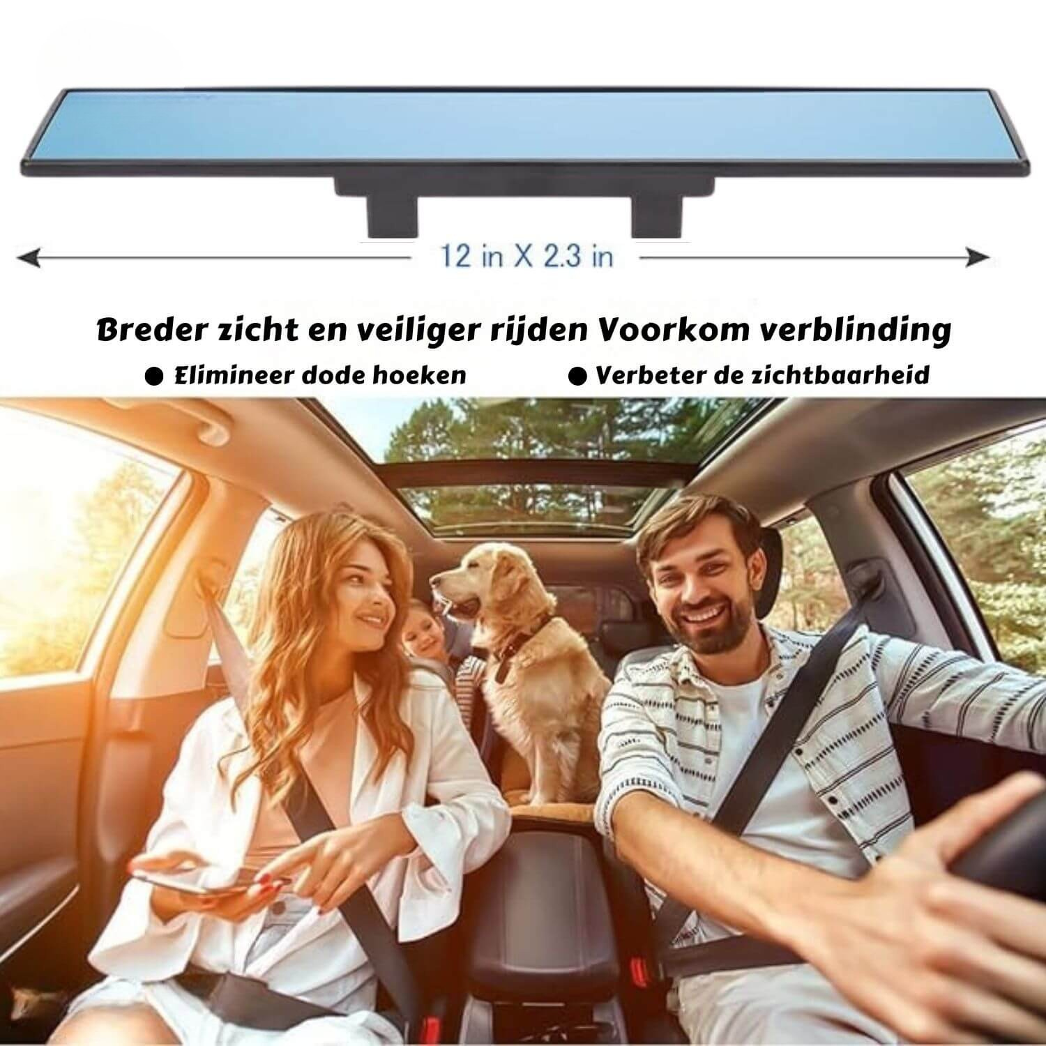 BrightMirror Pro – Clear Vision, Safer Driving, All Day Long