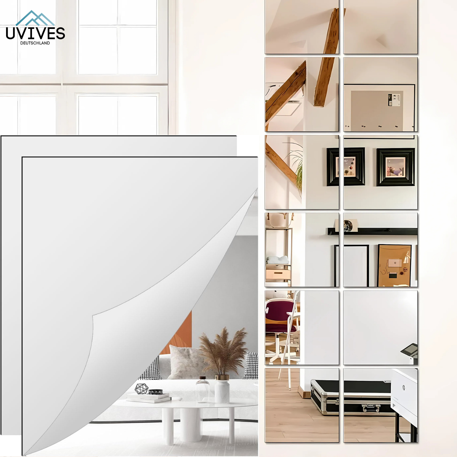 SafeReflect – The Flexible, Shatter-Proof Mirror Film for Any Space