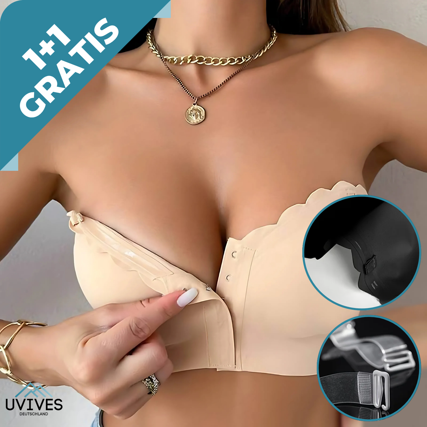 1+1 FREE | ComfyLift –The Strapless Bra for Comfort and Invisible Support