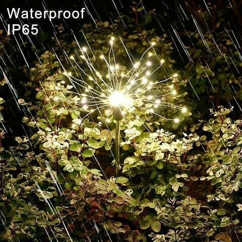 GlowBurst - solar fireworks for your garden - completely without electricity
