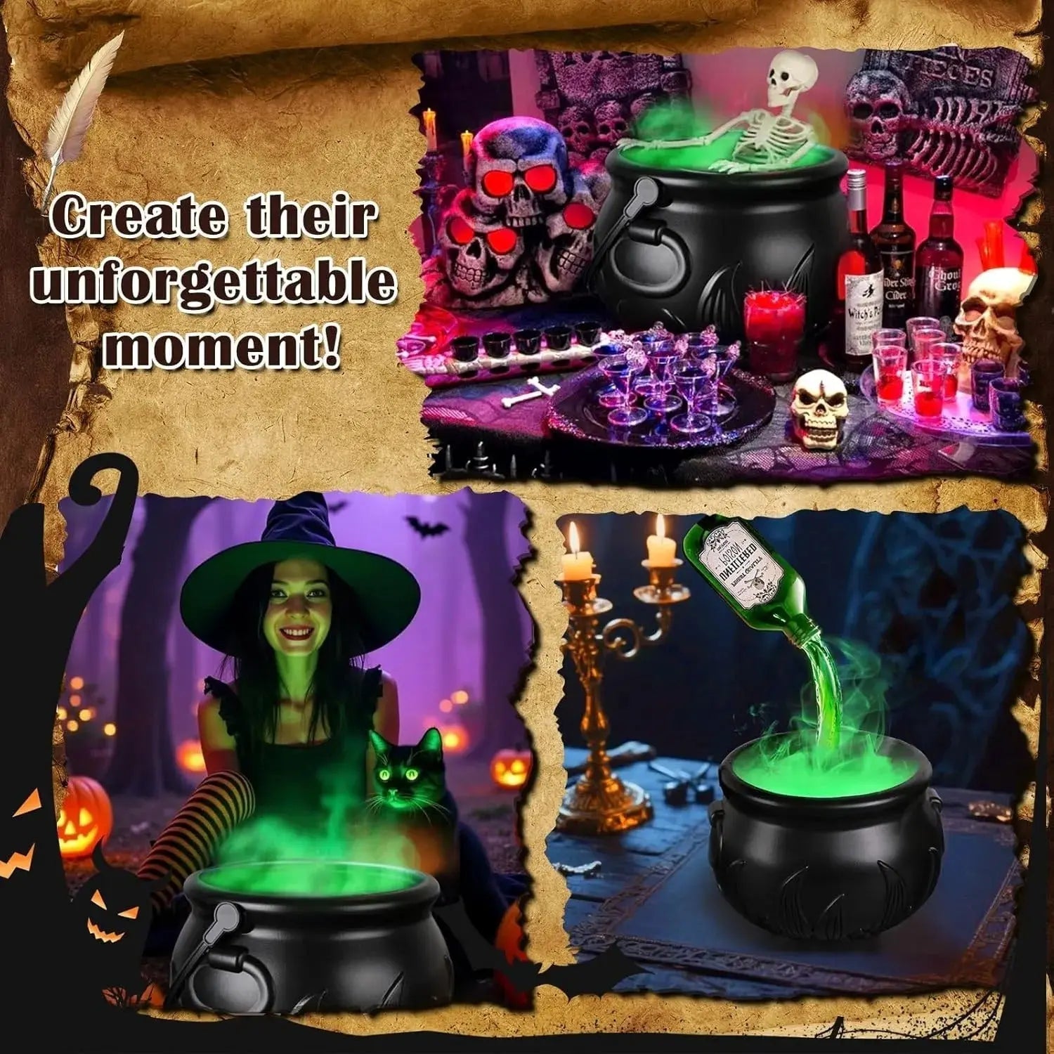 FogWitch – Your Magical Witch's Cauldron with Spook Effect